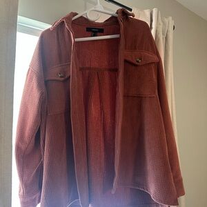 Forever 21 Rust Corduroy Jacket